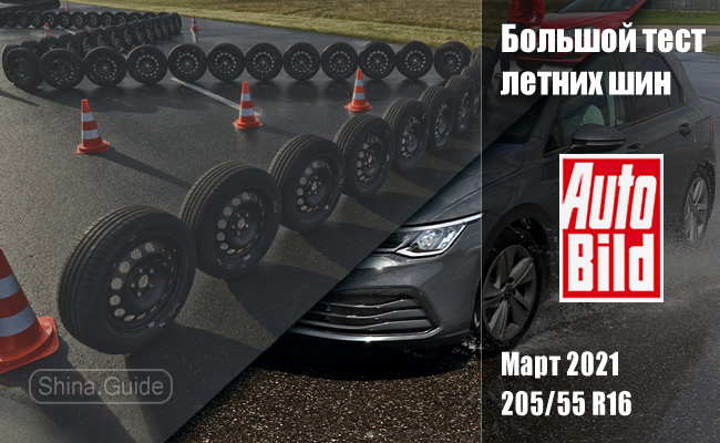 Auto Bild 2021: Большой тест летних шин размера 205/55 R16